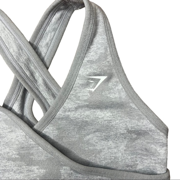 Gymshark Adapt Seamless Camo Print Sports Strap Back Sports Bra XS - Picture 2 of 6